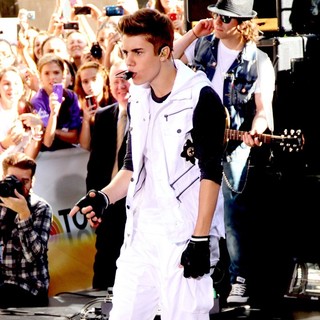 Justin Bieber in Justin Bieber Performs Live as Part of The Today' Show's Concert Series
