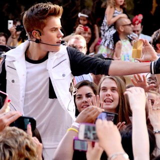 Justin Bieber in Justin Bieber Performs Live as Part of The Today' Show's Concert Series