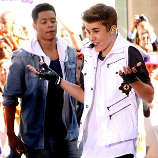Justin Bieber in Justin Bieber Performs Live as Part of The Today' Show's Concert Series
