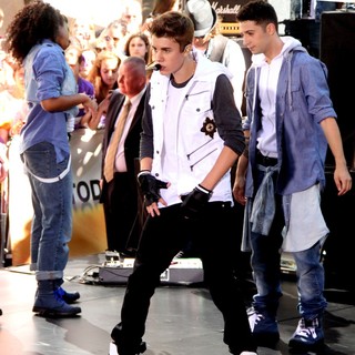 Justin Bieber in Justin Bieber Performs Live as Part of The Today' Show's Concert Series