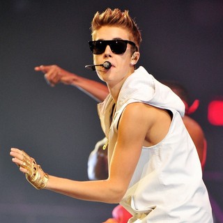 Justin Bieber in Justin Bieber Performs Live in Concert on The Believe Tour