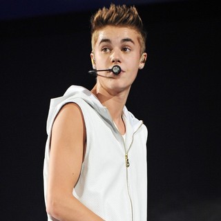 Justin Bieber in Justin Bieber Performs Live in Concert on The Believe Tour