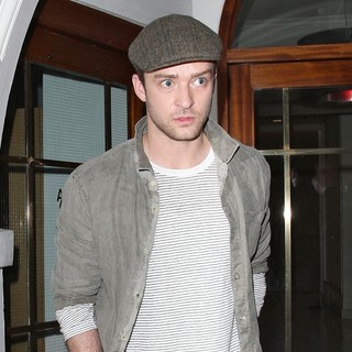Justin Timberlake in Justin Timberlake Leaving Nobu Restaurant in Mayfair
