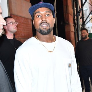 Kanye West Leaving A Hotel