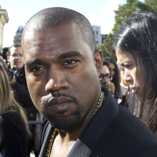Kanye West in Paris Fashion Week Spring/Summer 2013 - Dior