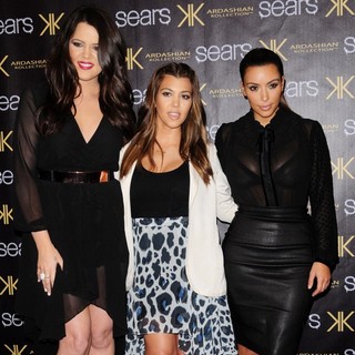 Khloe Kardashian, Kourtney Kardashian, Kim Kardashian in The One Year Anniversary of The Kardashian Kollection