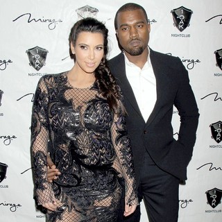 Kim Kardashian, Kanye West in 1 Oak Nightclub New Year's Eve Party
