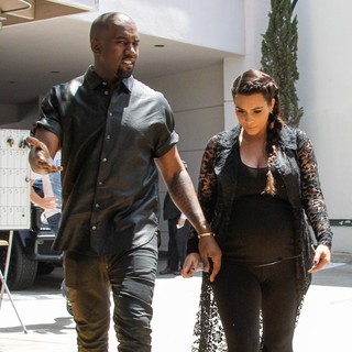 Kim Kardashian and Kanye West Are Seen House Hunting in Beverly Hills