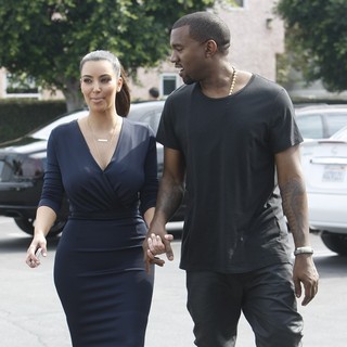 Kim Kardashian, Kanye West in Kim Kardashian and Kanye West Head Out to Lunch