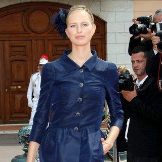Karolina Kurkova in Religious Ceremony of The Royal Wedding of Prince Albert II of Monaco to Charlene Wittstock