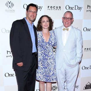 Andrew Karpen, Nina Jacobson, James Schamus in New York Premiere of One Day