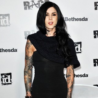 Kat Von D in Official Launch Party for The Most Anticipated Video Game of The Year Rage