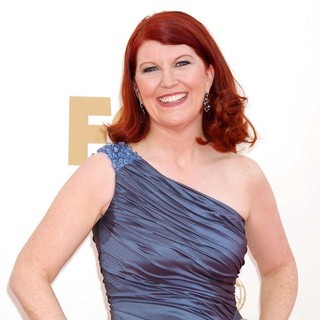 Kate Flannery in The 63rd Primetime Emmy Awards - Arrivals