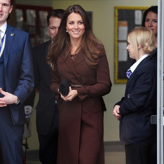 Kate Middleton in Kate Middleton Arriving at Humberside Fire and Rescue Service