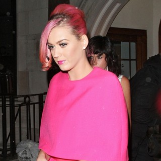 Katy Perry in Katy Perry in Shocking Pink Leaves Nobu Berkeley