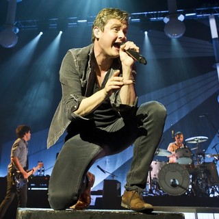 Jesse Quin, Tom Chaplin, Richard Hughes, Keane in Keane Perform Live at Brixton Academy