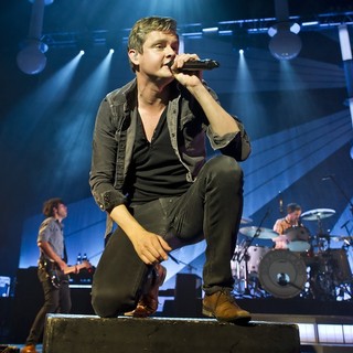 Jesse Quin, Tom Chaplin, Richard Hughes, Keane in Keane Perform Live at Brixton Academy