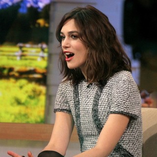 Keira Knightley Appears on ABC's Good Morning America