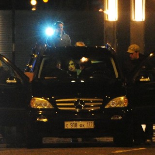 Keira Knightley in Shoot Scenes for Jack Ryan Movie on Location