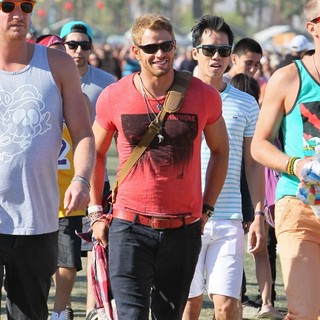 Kellan Lutz in Celebrities at The 2012 Coachella Valley Music and Arts Festival - Day 2