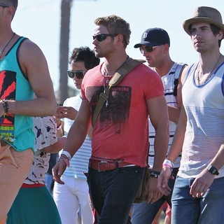 Kellan Lutz in Celebrities at The 2012 Coachella Valley Music and Arts Festival - Day 2
