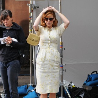 Kelli Garner on The Set of Pan Am Filming on Location in Brooklyn - kelli-garner-on-the-set-of-pan-am-filming-on-location-in-brooklyn-08