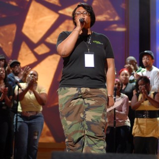 Kelly Price in BET Celebration of Gospel Rehearsals