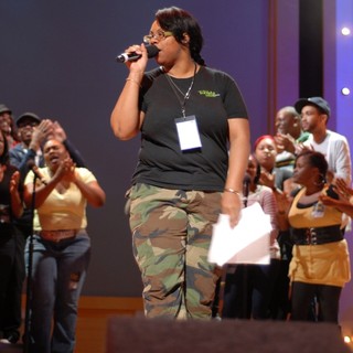 Kelly Price in BET Celebration of Gospel Rehearsals