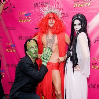 Simon van Kempen, Marc Bouwer, Alex McCord in Pop Art Halloween Presented by Morgan Fairchild and Marc Bouwer