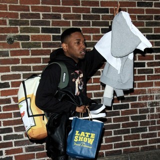 Kendrick Lamar in Celebrities for The Late Show with David Letterman