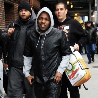 Kendrick Lamar in Celebrities for The Late Show with David Letterman