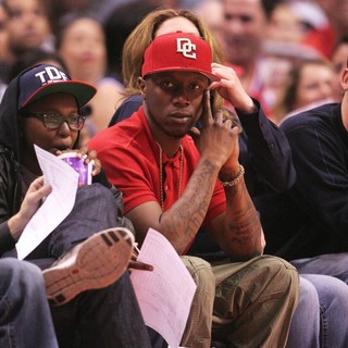 Celebrities Watch The Los Angeles Clippers vs. Detroit Pistons