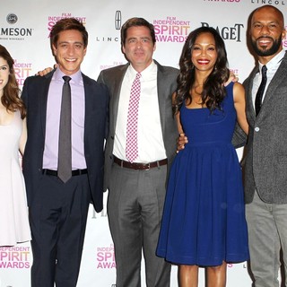 Anna Kendrick, Sean McManus, Josh Welsh, Zoe Saldana, Common in 2013 Independent Spirit Awards Nominations Ceremony
