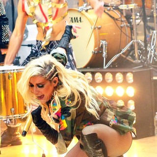 Ke$ha in Ke$ha Performing Live on NBC's Toyota Thanksgiving Concert Series on The Today Show