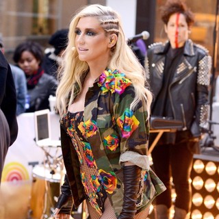 Ke$ha in Ke$ha Performing Live on NBC's Toyota Thanksgiving Concert Series on The Today Show