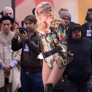 Ke$ha in Ke$ha Performing Live on NBC's Toyota Thanksgiving Concert Series on The Today Show