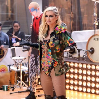 Ke$ha in Ke$ha Performing Live on NBC's Toyota Thanksgiving Concert Series on The Today Show