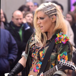 Ke$ha in Ke$ha Performing Live on NBC's Toyota Thanksgiving Concert Series on The Today Show
