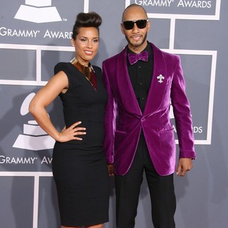 Alicia Keys, Swizz Beatz in 54th Annual GRAMMY Awards - Arrivals