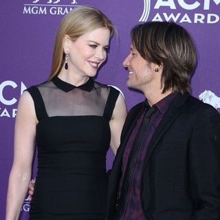 Nicole Kidman, Keith Urban in 2012 ACM Awards - Arrivals