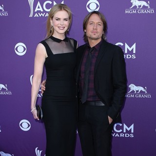 Nicole Kidman, Keith Urban in 2012 ACM Awards - Arrivals