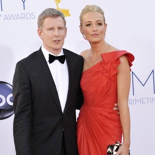 Patrick Kielty, Cat Deeley in 64th Annual Primetime Emmy Awards - Arrivals