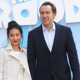 Alice Kim, Nicolas Cage in The Croods Premiere - Arrivals