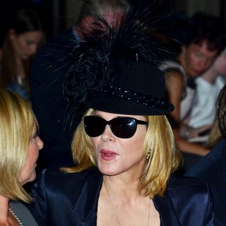 Kim Cattrall in London Fashion Week Spring-Summer 2013 - Philip Treacy - Front Row - kim-cattrall-london-fashion-week-spring-summer-2013-01