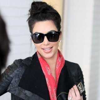 Kim Kardashian in Kim Kardashian and Her Grandmother Enjoy Lunch Together on Father's Day