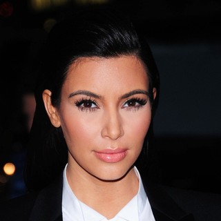 Kim Kardashian in Celebrities for The Late Show with David Letterman
