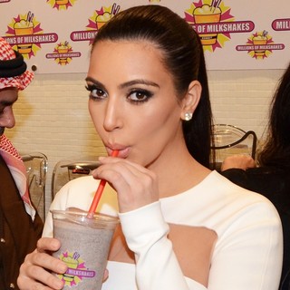 Kim Kardashian in The Opening of Millions of Milkshake