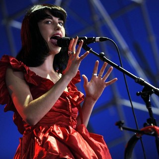 Kimbra in The Annual Homebake Australian Music Festival