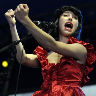 Kimbra in The Annual Homebake Australian Music Festival