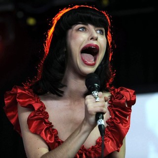Kimbra in The Annual Homebake Australian Music Festival